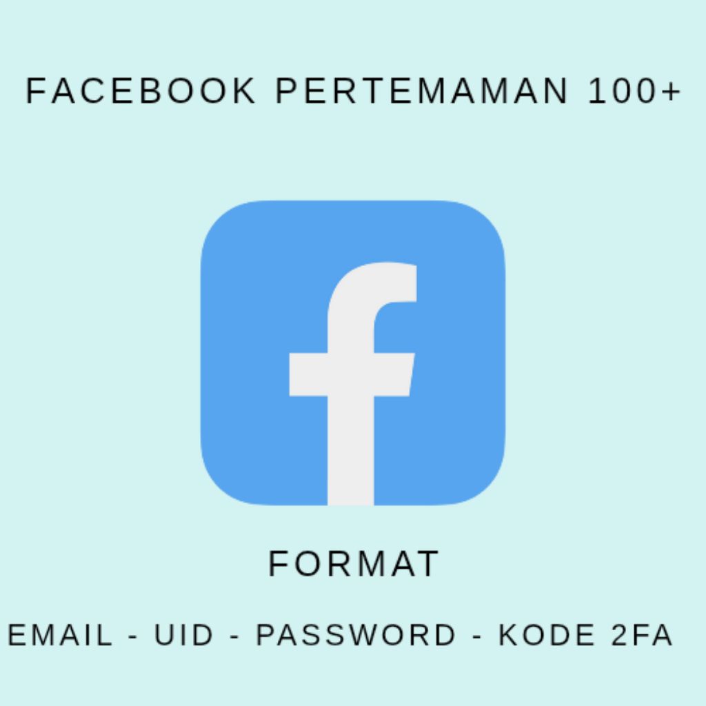 AKUN FACEBOOK TEMAN 100+ 2FA ON