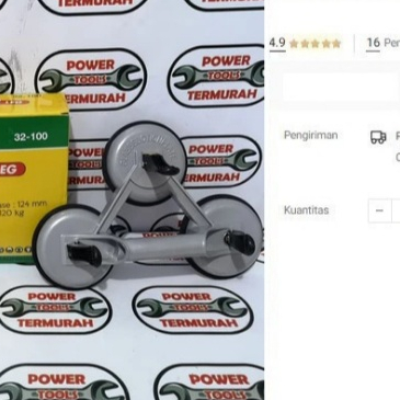 

Kop Kaca 3 Kaki SELLERY MURAH / Suction Cup 3 Lef