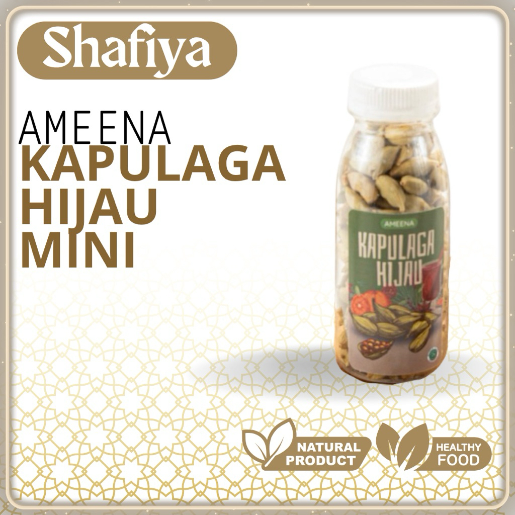 

[ MINI ] Kapulaga Hijau Whole Green Cardamom 50GR | Ameena Premium Quality
