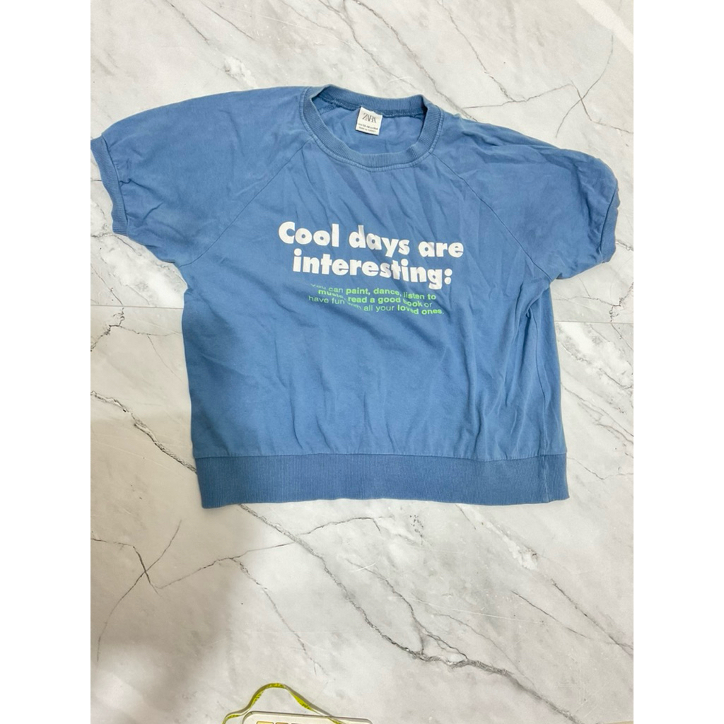 preloved ZARA oversized crop