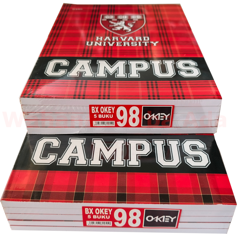 

Promo 1 pack Buku tulis OKEY Boxy Campus 98 lembar Maxi book isi 5 buku
