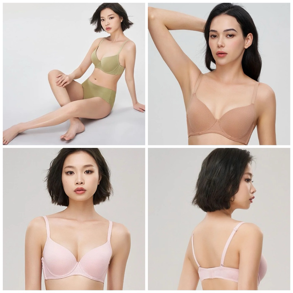 Pierre cardin bra berkawat push up sedang 602-62381 ion sirkulasi