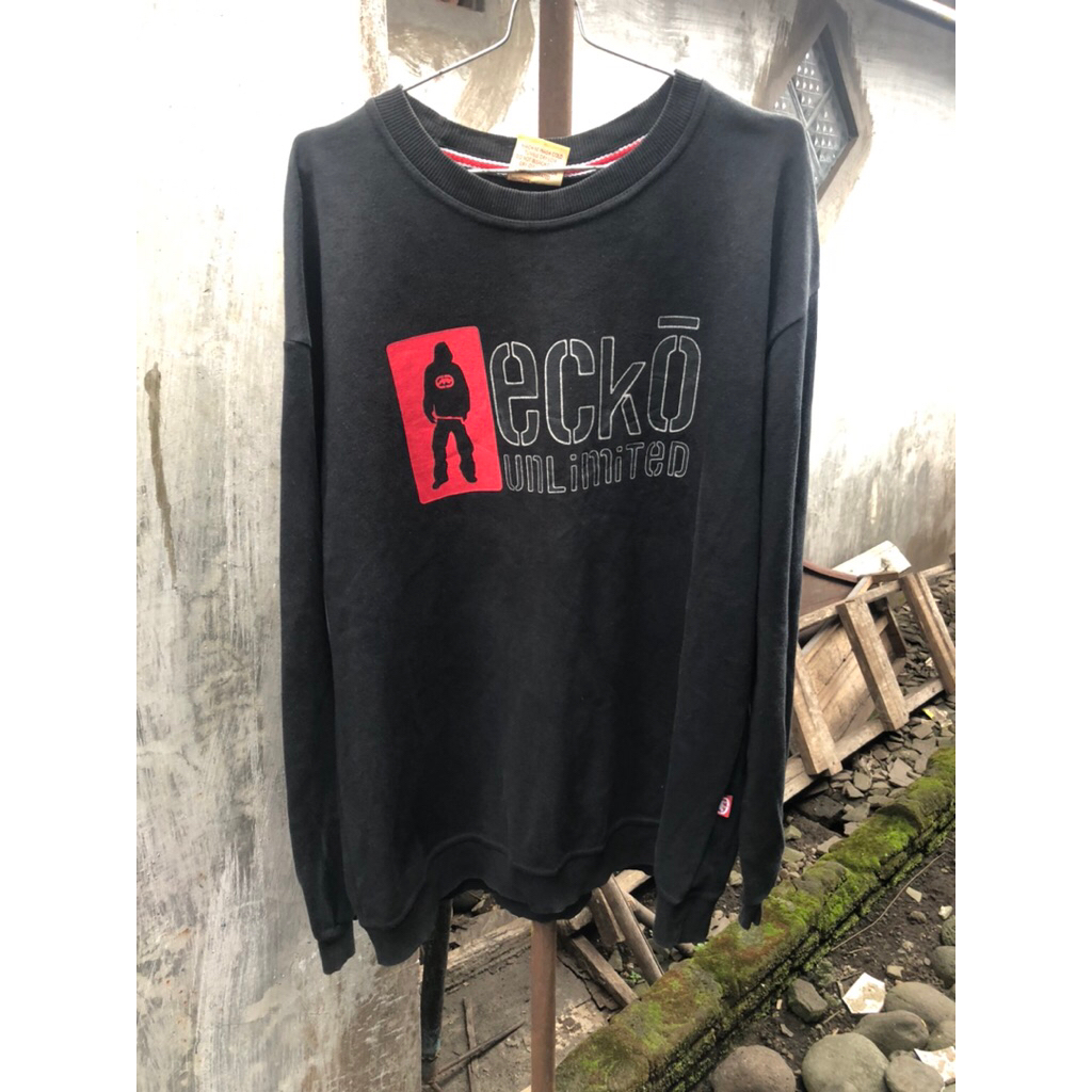 jaket sweater ecko unltd crewneck