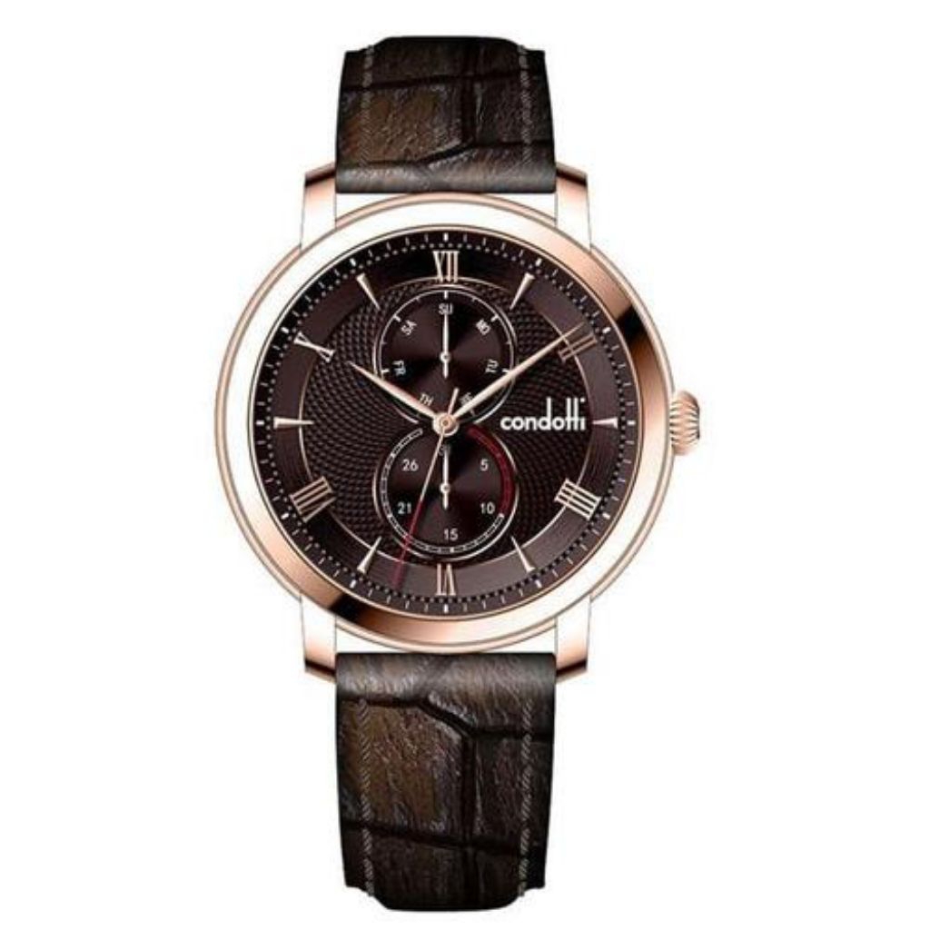 Condotti CN1091-RG05-L05 SOLLECITO - Jam Tangan Pria - Brown
