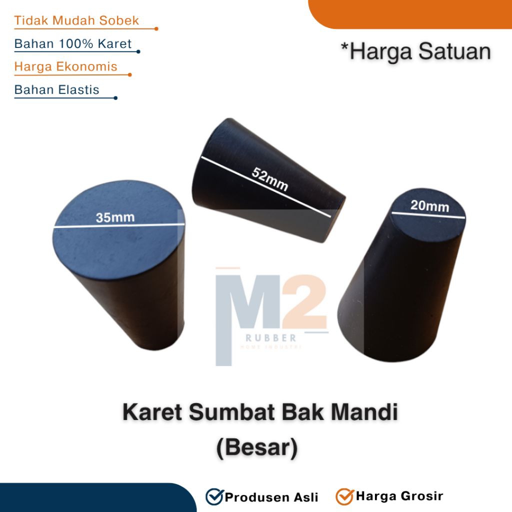 Karet Sumbat Bak Mandi