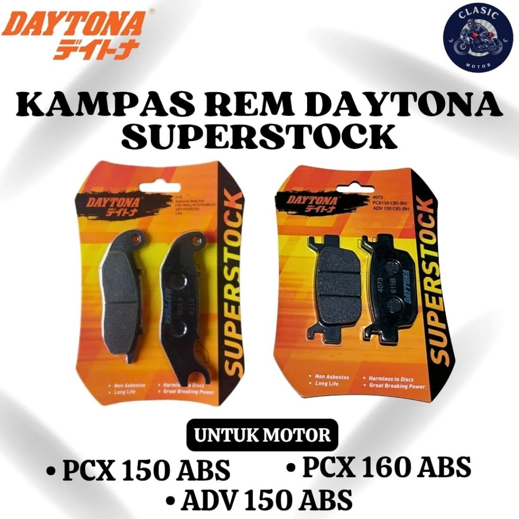 Kampas rem daytona superstock pcx adv