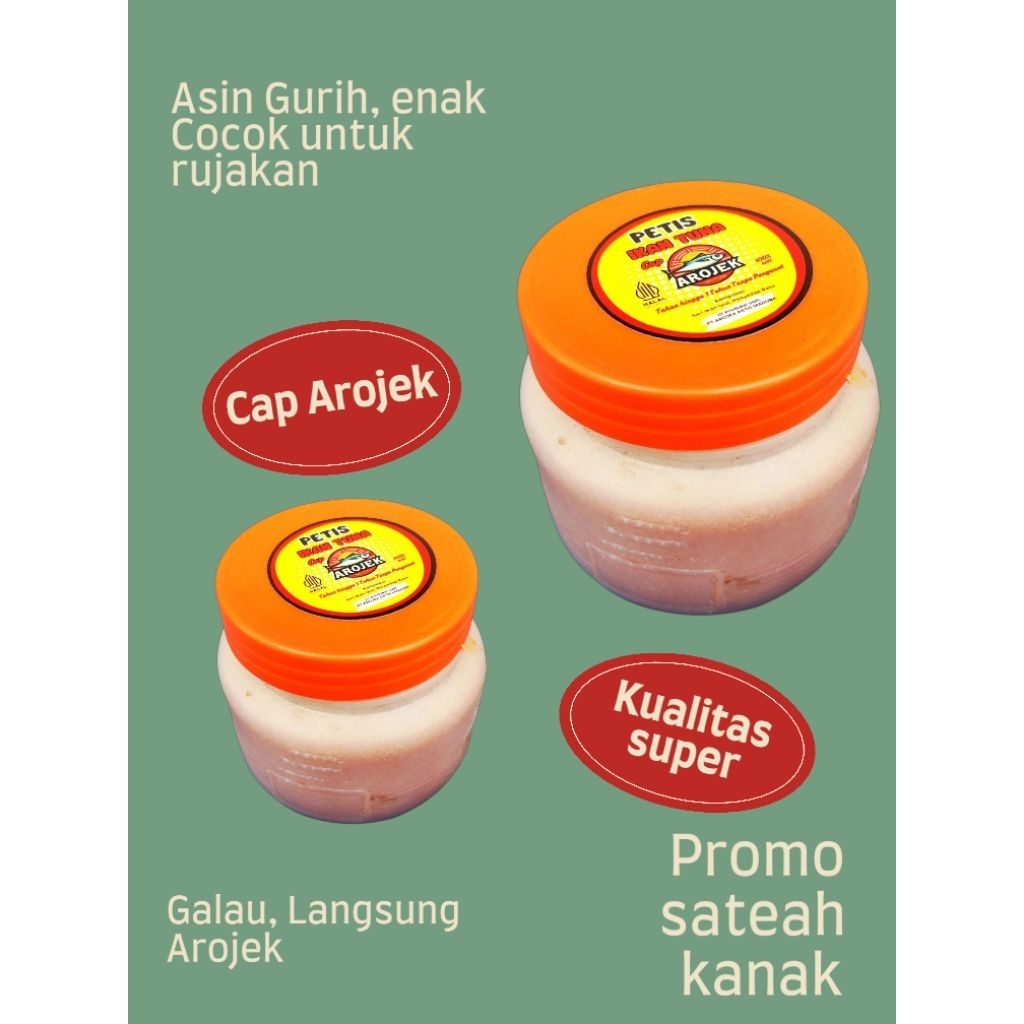 

( 250 Gr) Petis Ikan Tuna Arojek 250 Gr super Asin mantap
