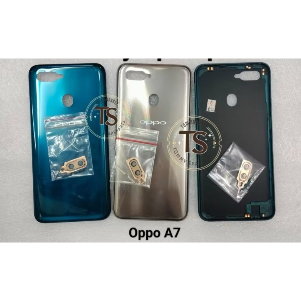 Casing Housing Kesing OPPO A7 | BackDoor Back Cover Bekdor Tutup Belakang + Tombol HP OPPO A7