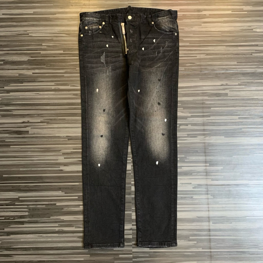 celana panjang denim Dsquared2 jeans ripped washed luxury brand italy second original