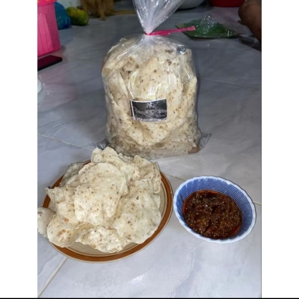 

PEMPEK IKAN KERING 180GR FREE SAMBAL