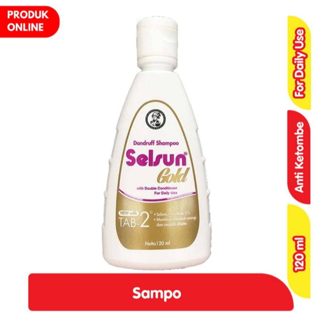 Selsun Gold Sampo Anti Ketombe 120 ml 