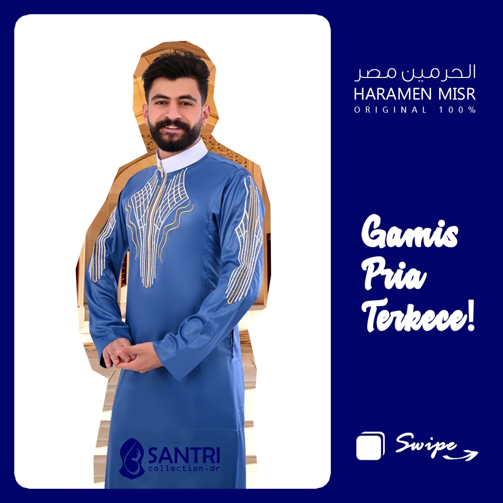 JUBAH AL-HARAMAIN MESIR || JUBAH BORDIR PREMIUM || JUBAH IMPORT MESIR