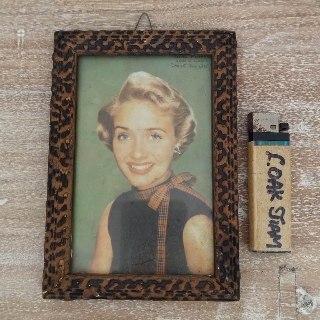 Pajangan Vintage 1950 Frame Postcard Jane Powell