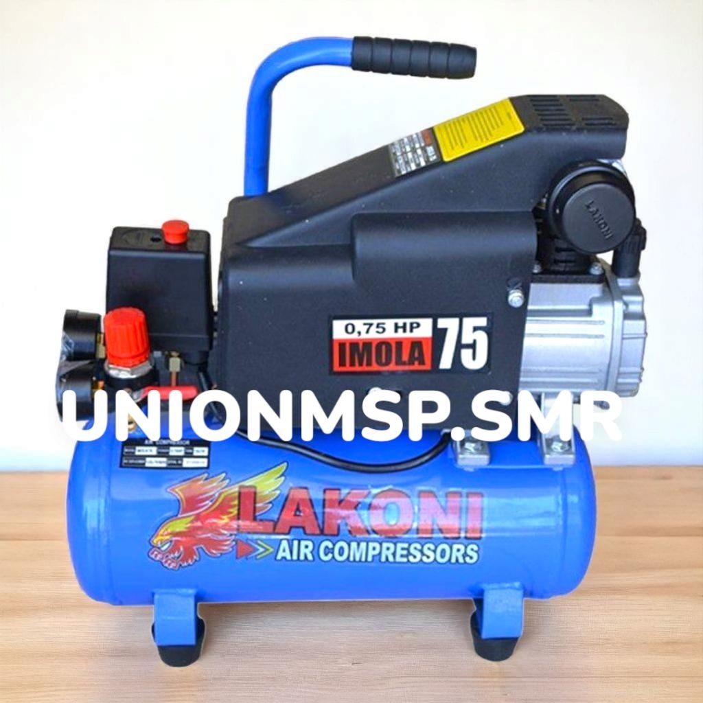 Kompresor Angin Lakoni IMOLA-75 0.75 HP - 10 Liter - Air Compressor Direct Driven 120 Ltr/Min Tanki 