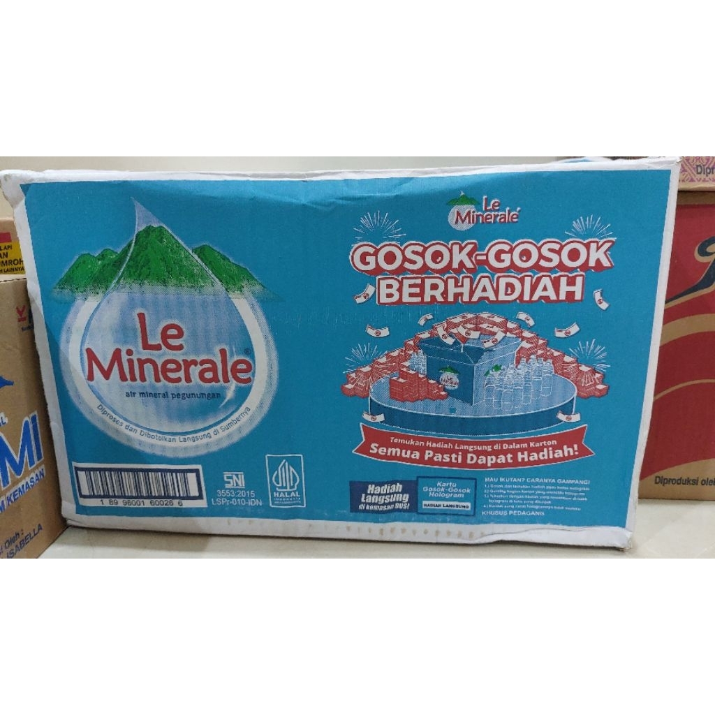 

Air Mineral 330ml merk le minerale