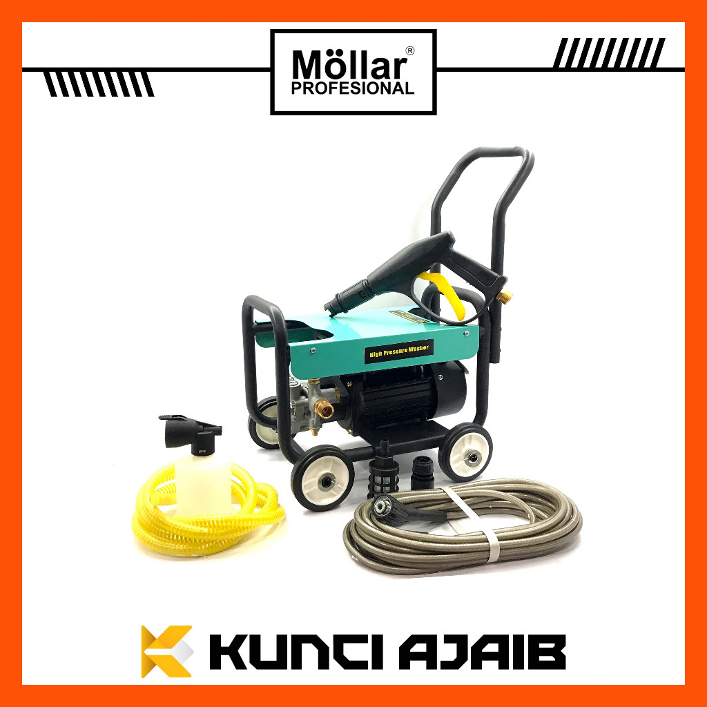 MOLLAR HPW800V Mesin Jet Cleaner Cuci Motor Mobil Steam High Pressure Washer