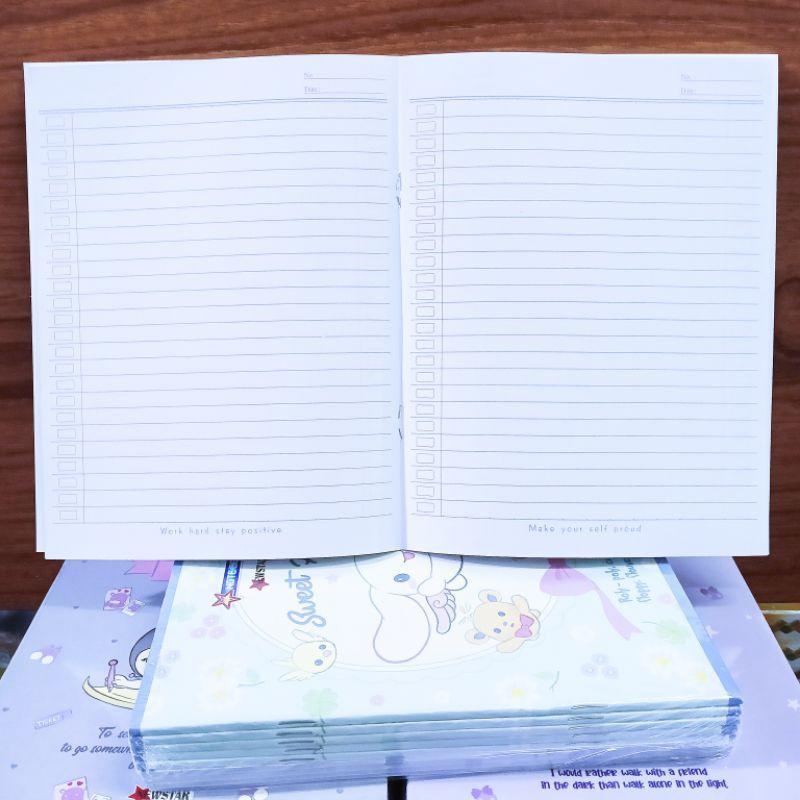 

Ay00! Buku Tulis Quarto 58 Lembar / Buku Tulis New Star Motif Lucu