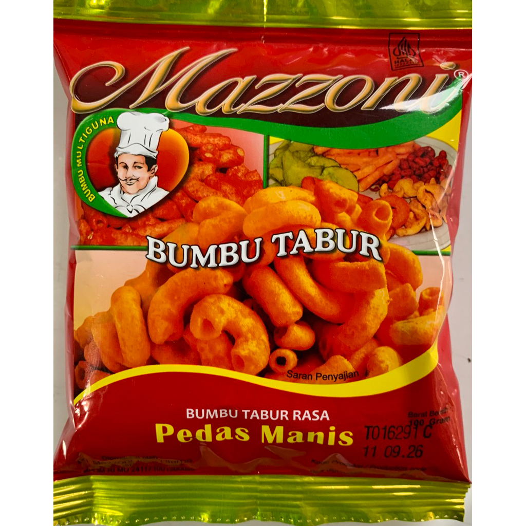 

Mazzoni Bumbu Tabur Rasa pedas manis