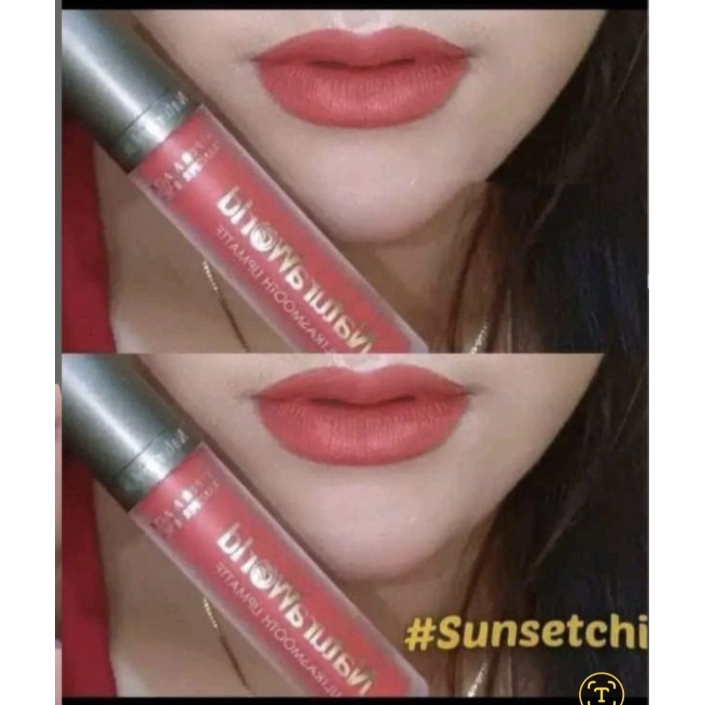Lipmatte Naturaworld Ori 100%  Shade Sunset Chill