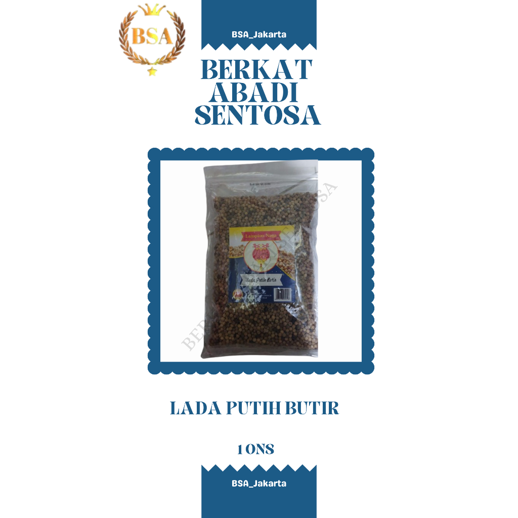 

LADA PUTIH BUTIR ( 1 ONS )