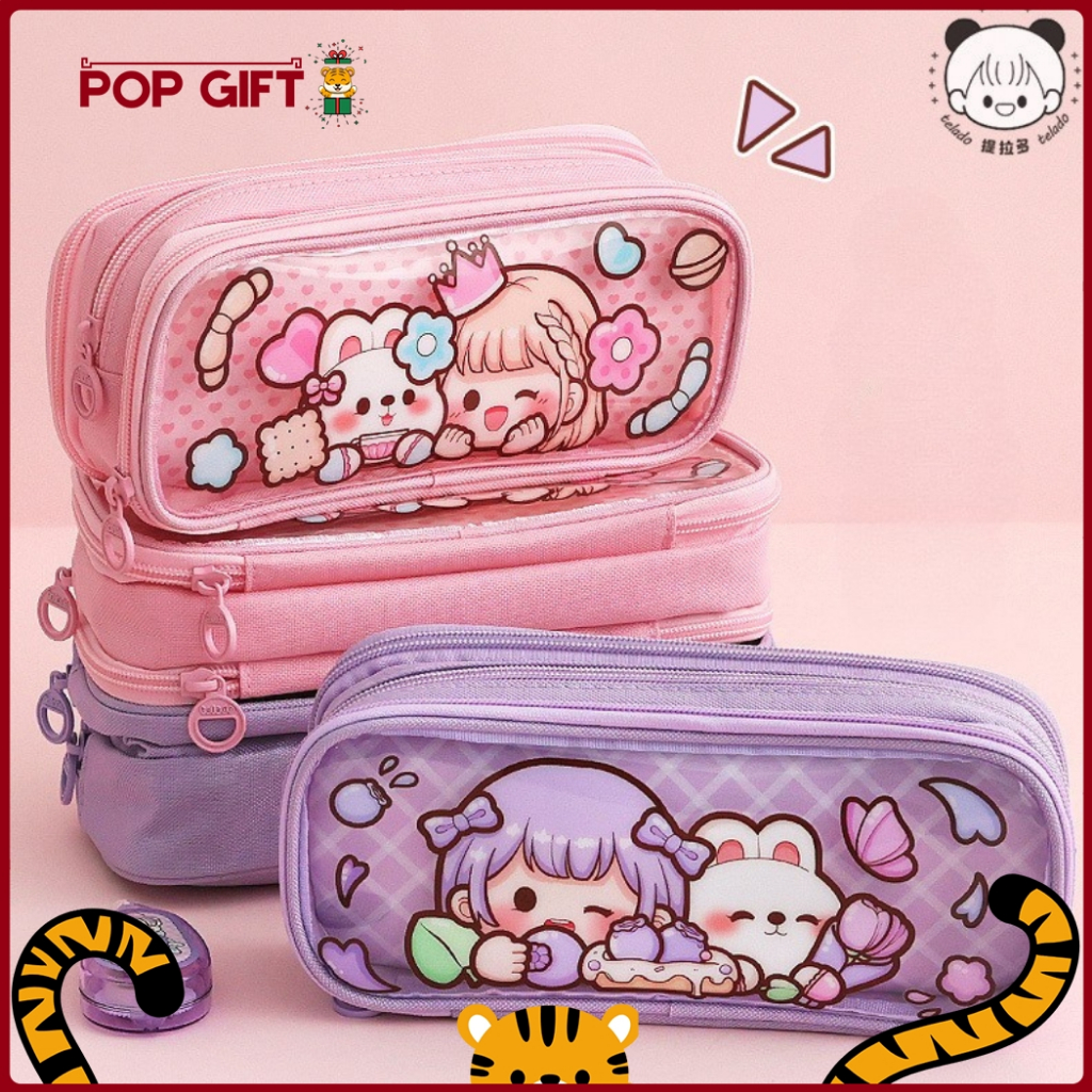

PG Kotak Pensil Dodogirl 3 In 1/ Tempat Pena Pulpen Aesthetic Tempat Pensil Lucu Alat Tulis TLD125