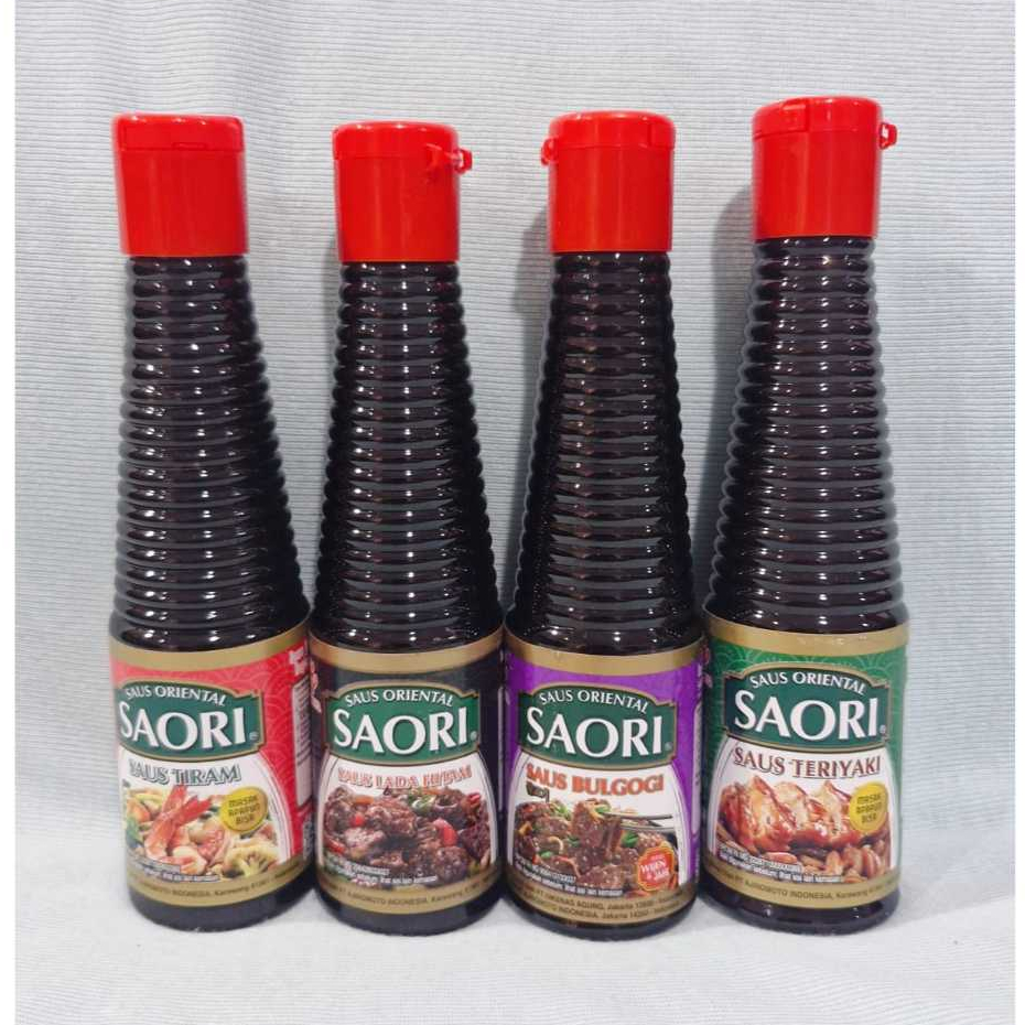 

Saori Saus Tiram / Saus Teriyaki / Saus Lada Hitam / Saus Bulgogi (133 ml)