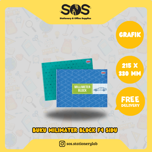 

Buku Millimater Block F4 A3 Sidu 1pcs