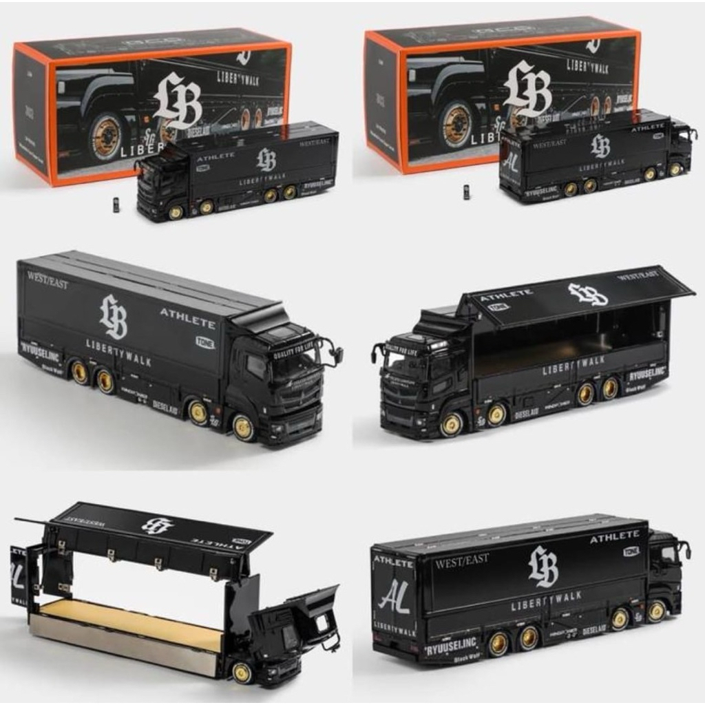 GCD lbwk truck black skala 1:64