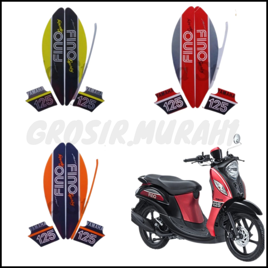 Stiker Striping Honda FINO Sporty 125 2017 List Stiker Standart Fino Sporty 2017 Terbaik