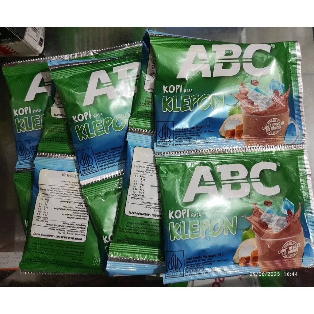 

RB Abc kopi rasa Klepon (renceng)