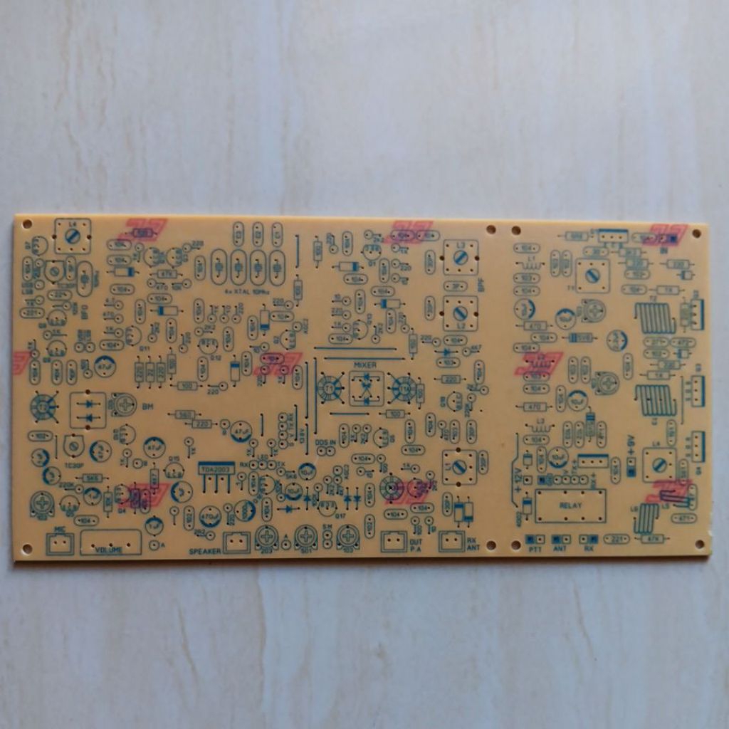 [KASBAH OUTDOOR] Pcb hf ssb 27 mhz plus penguat linier bitx 11 meter band