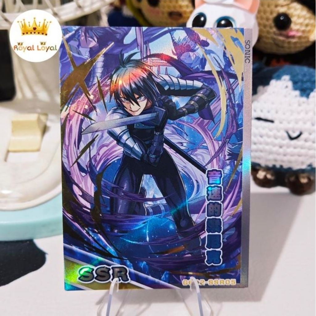 Sonic Kartu One Punch Man CCG Goddess God Card Atlas Of God SSR Holo Tebal Collection Card - (GC02-S