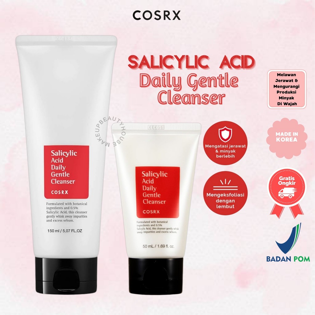COSRX Salicylic Acid Daily Gentle Cleanser 150ml | 50ml