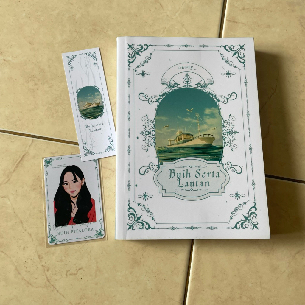 [preloved] Novel Buih Serta Lautan SC + TTD basah penulis by caaay