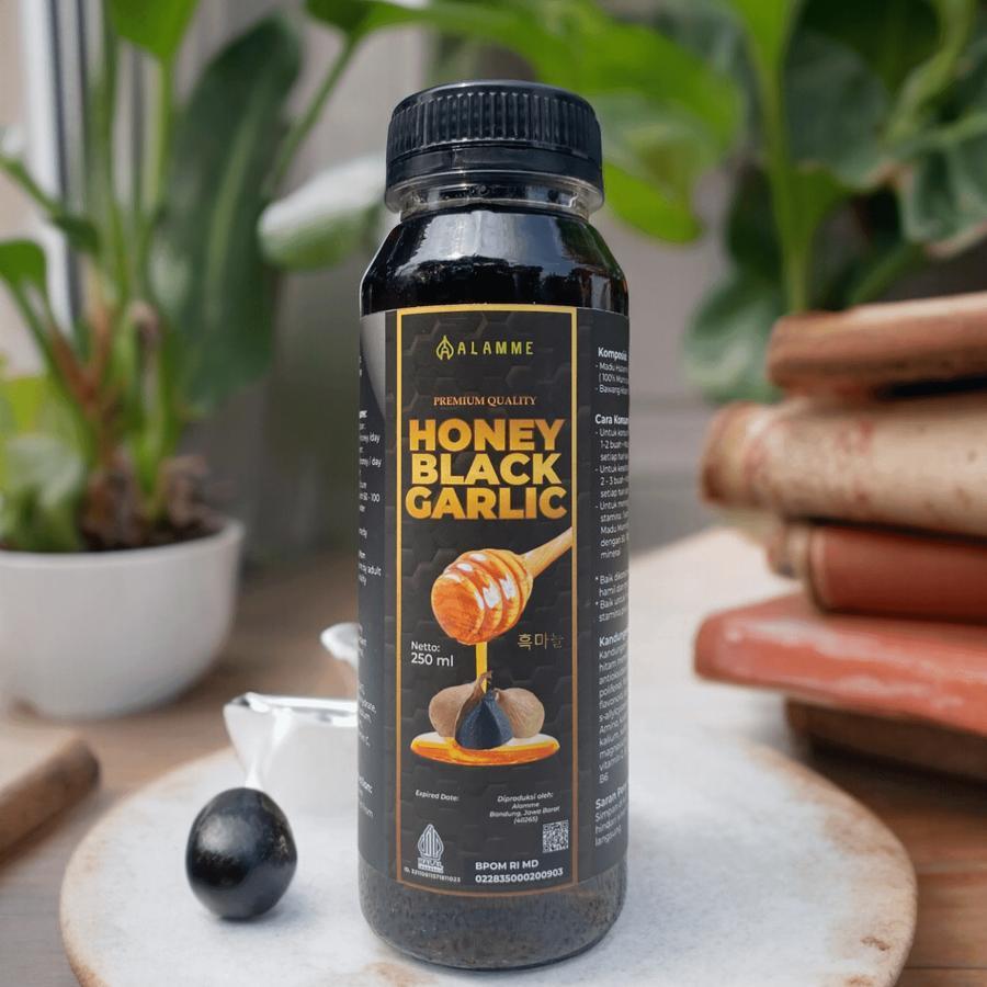 

Alamme Black Garlic Honey Madu Bawang Hitam Tunggal Lanang Premium 250ml