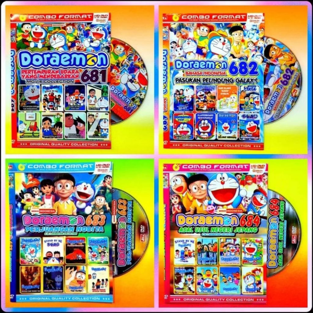 KASET FILM KARTUN DORAEMON - KASET FILM ANIMASI ANAK ANAK - KASET FILM KARTUN HIBURAN ANAK ANAK - KA