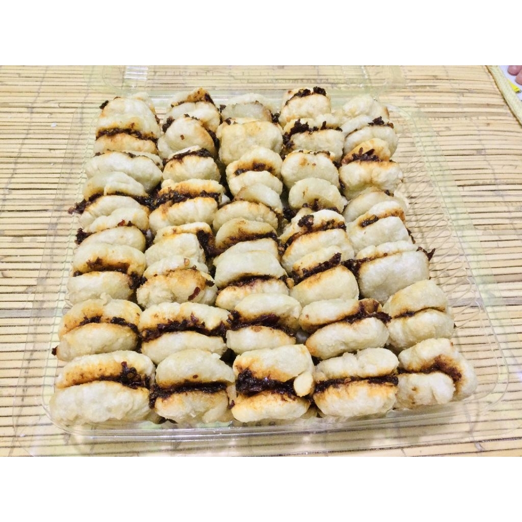

Pempek Belah isi Sambel