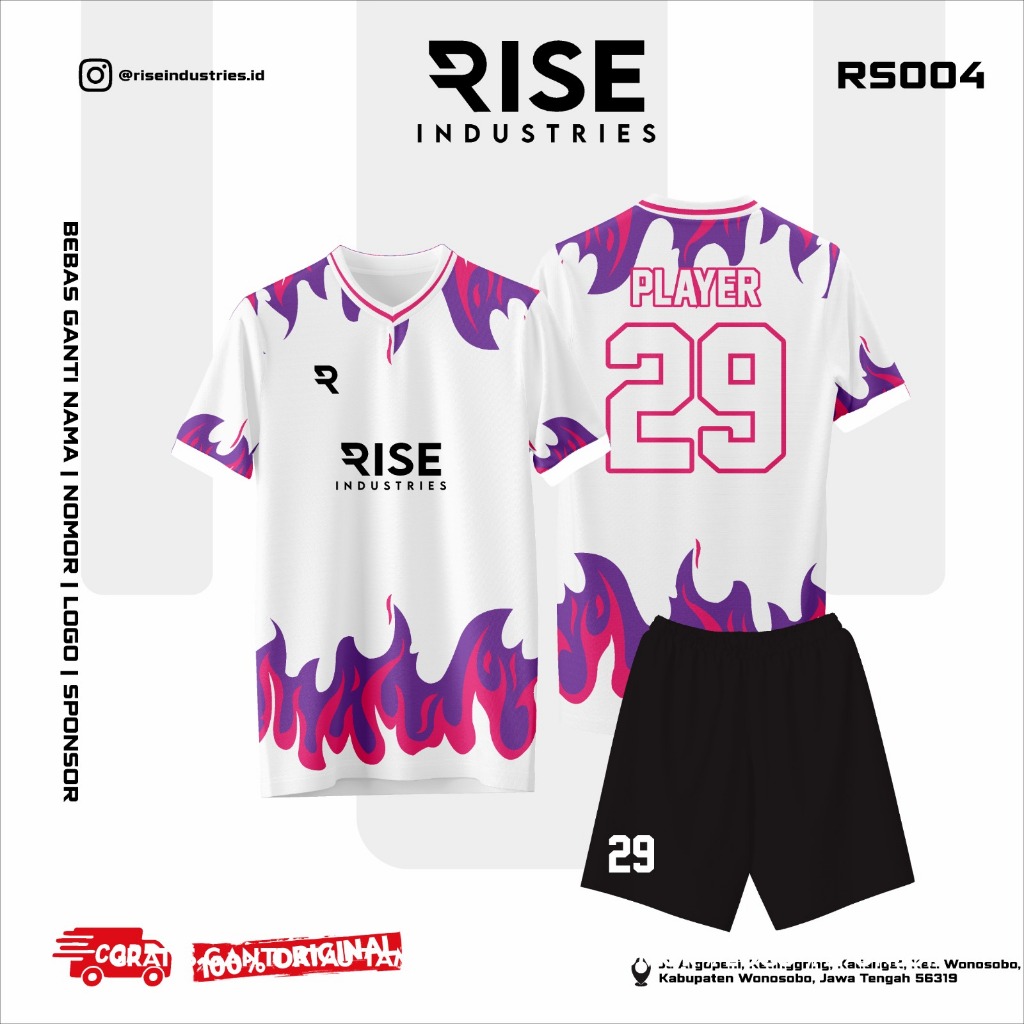 Jersey Futsal printing custom Jersey Futsal setelan jersey Bola printing Jersey bola setelan