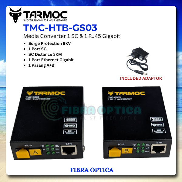Media Converter Tarmoc HTB GS03 HTB-GS03 Gigabit Single mode
