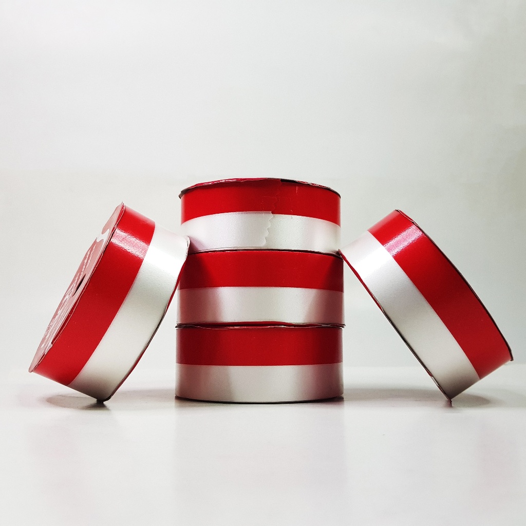 

OKB Pita Jepang Merah Putih 1,5 inci 1 1/2" inch 4 cm Ribbon Kado Dirgahayu HUT RI 17 Agustus