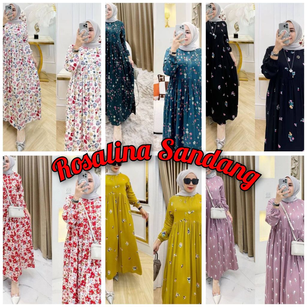 MIDI DRESS RAYON PREMIUM || MIDI DRESS BUSUI || MIDI DRESS MOTIF BUNGA || MIDI DRESS WANITA || MIDI 