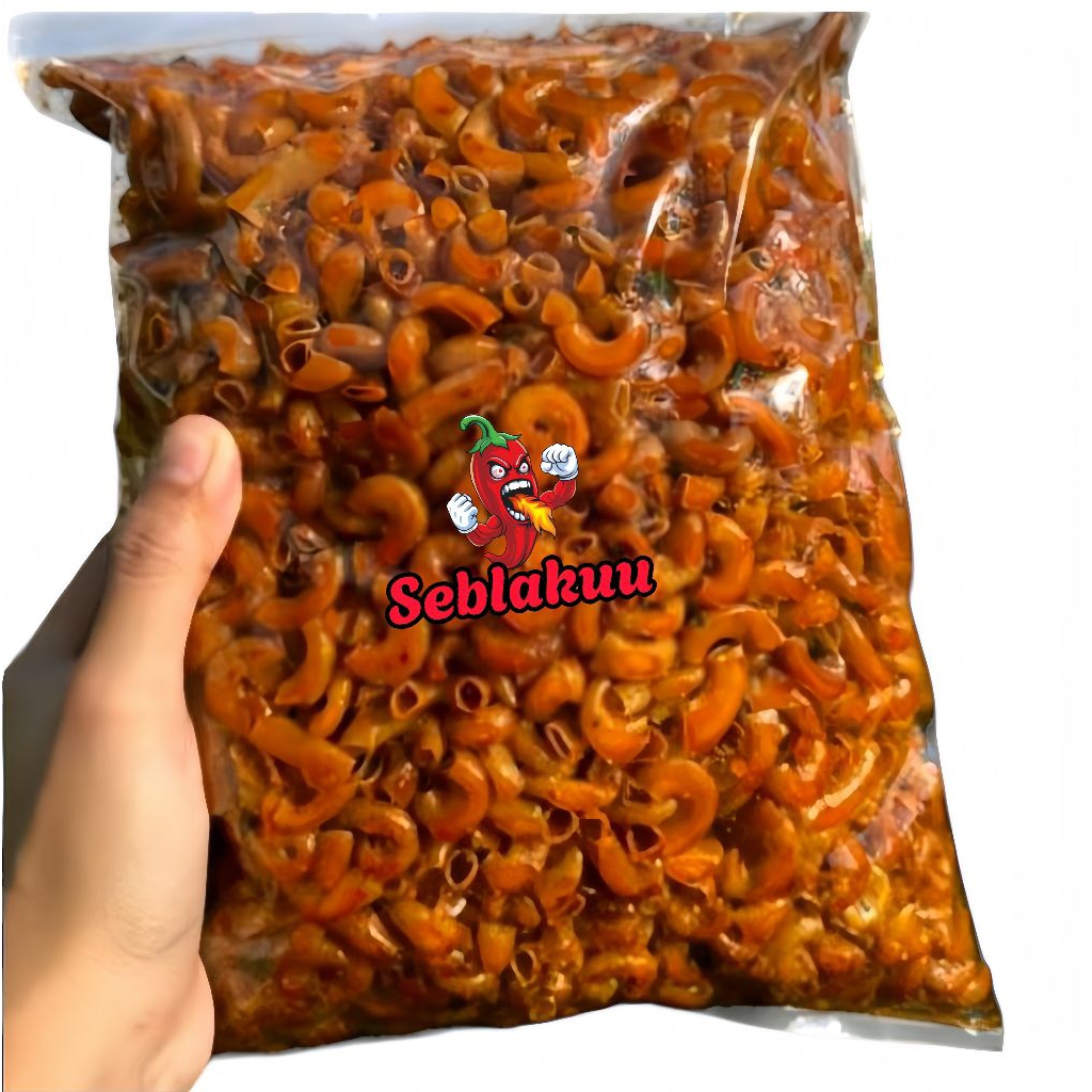 

Makaroni Cikruh Pedas Original Renyah Gurih Daun Jeruk Ekstra Bumbu Melimpah Isi 250g
