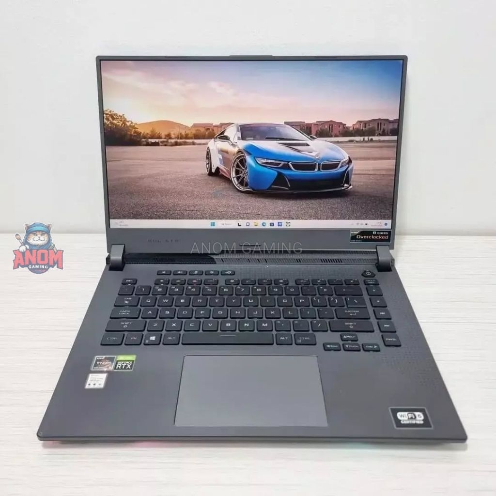 ASUS ROG STRIX G15 G513QM Ryzen 7-5800H RTX 3060 Ram 16Gb SSD 512gb Fullset