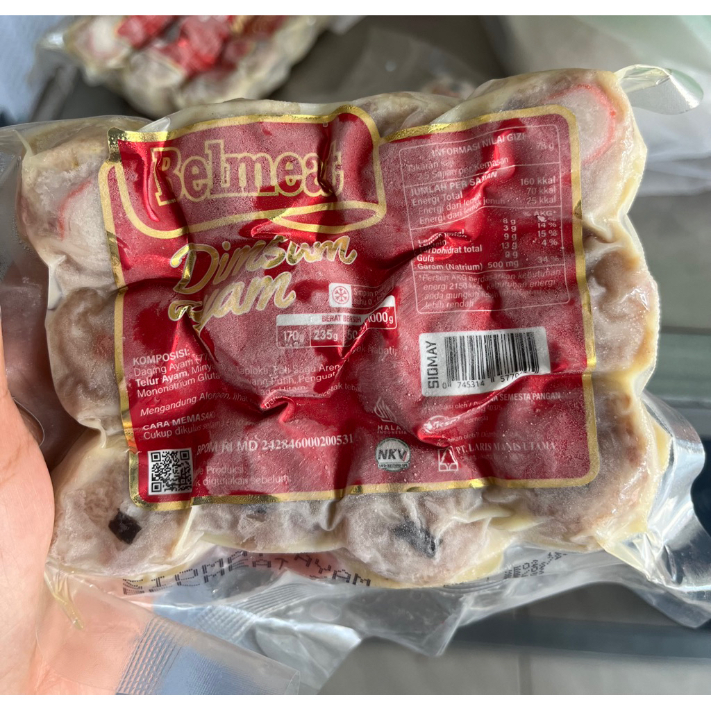 

Dimsum Ayam Belmeat isi 12