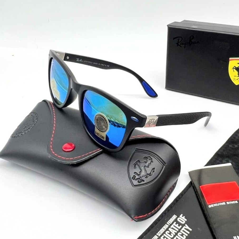 KACAMATA SPORT PRIA RB FERRARI 4125 LENSA POLARIZED PHOTOCROMIC ANTISILAU ANTIRADIASI FRAME POLYCARB