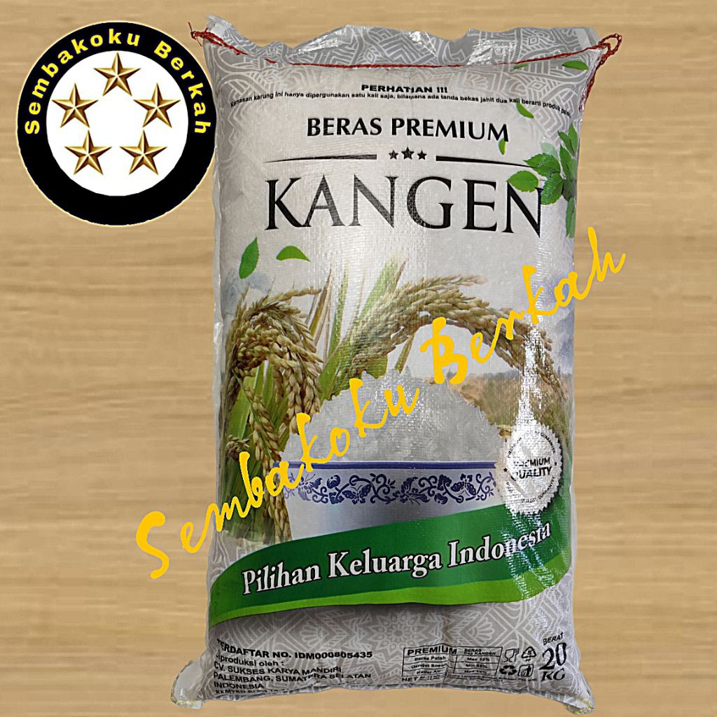 

Beras Kangen Premium 20Kg (GRATIS ONGKIR INSTANT)