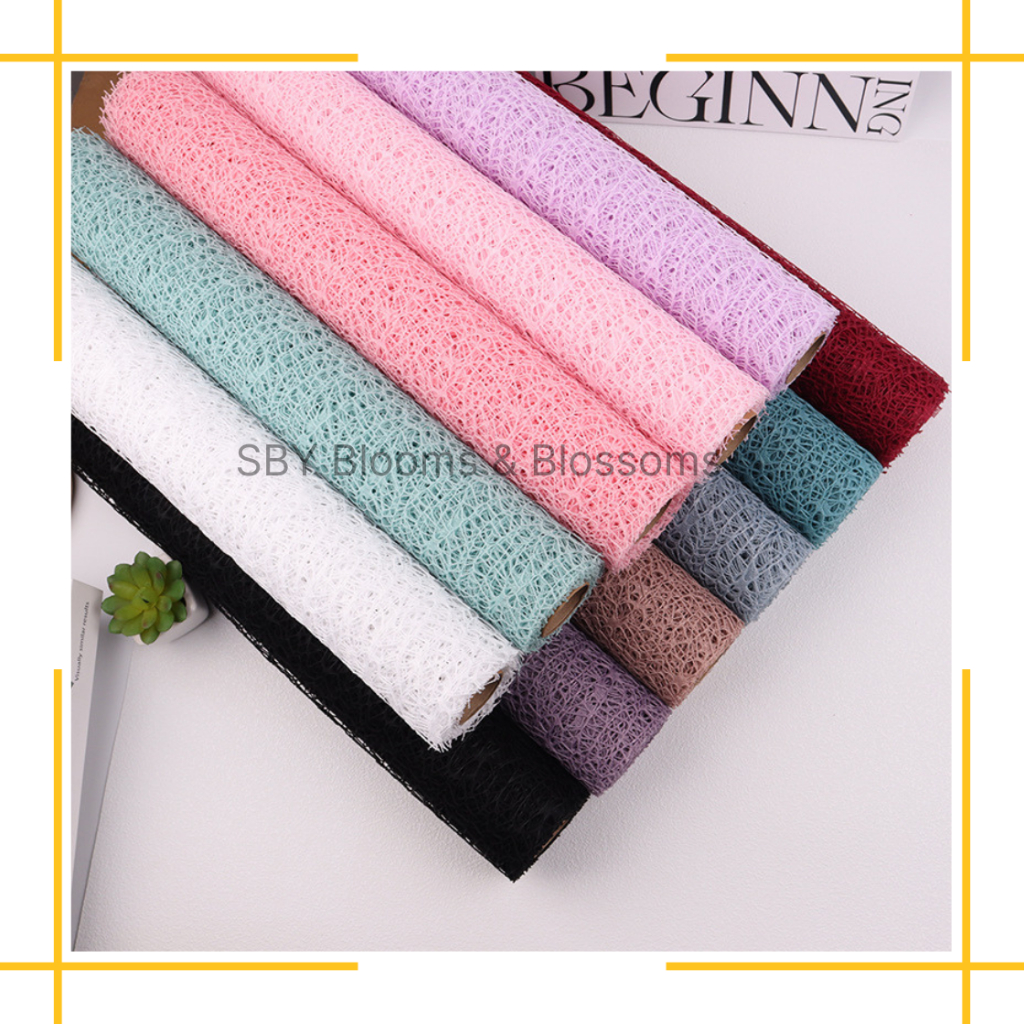 

R10 Roll Korean Jaring Net Roll Flower Wrapping Buket Bouquet Mesh Circle Bunga Pesta Party Hias Dekor ROLL10