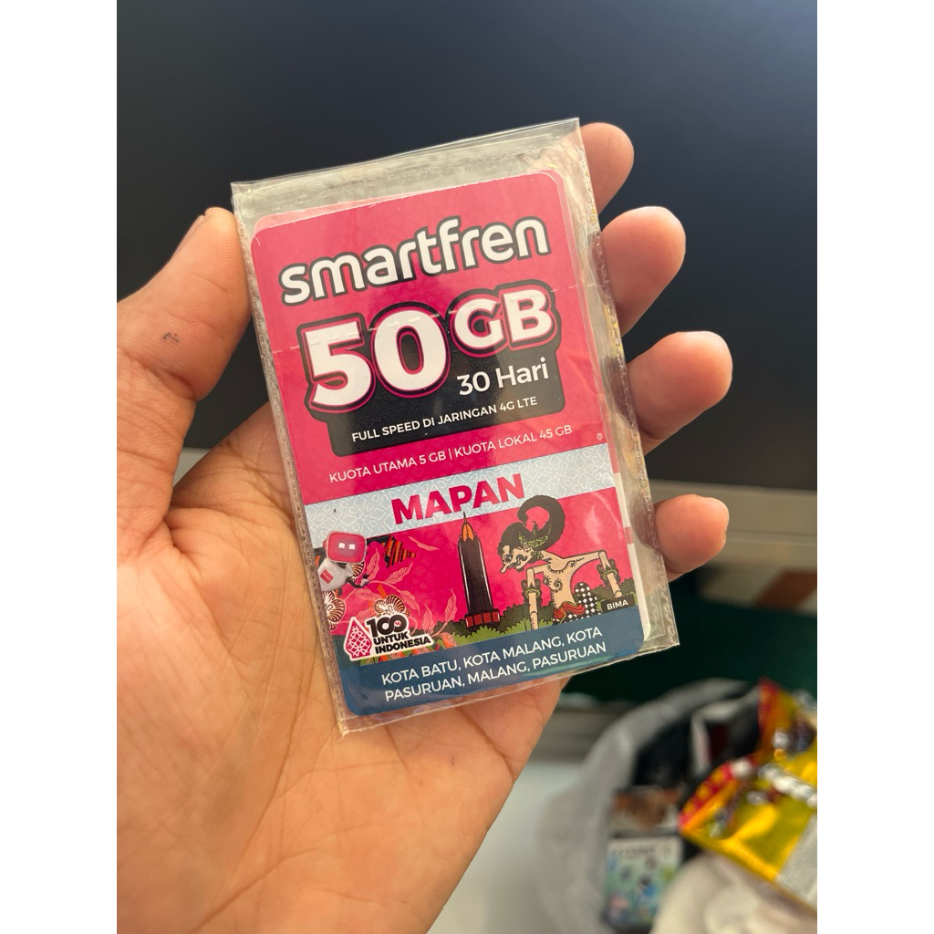 voucher smartfren mapan 50gb/30hari