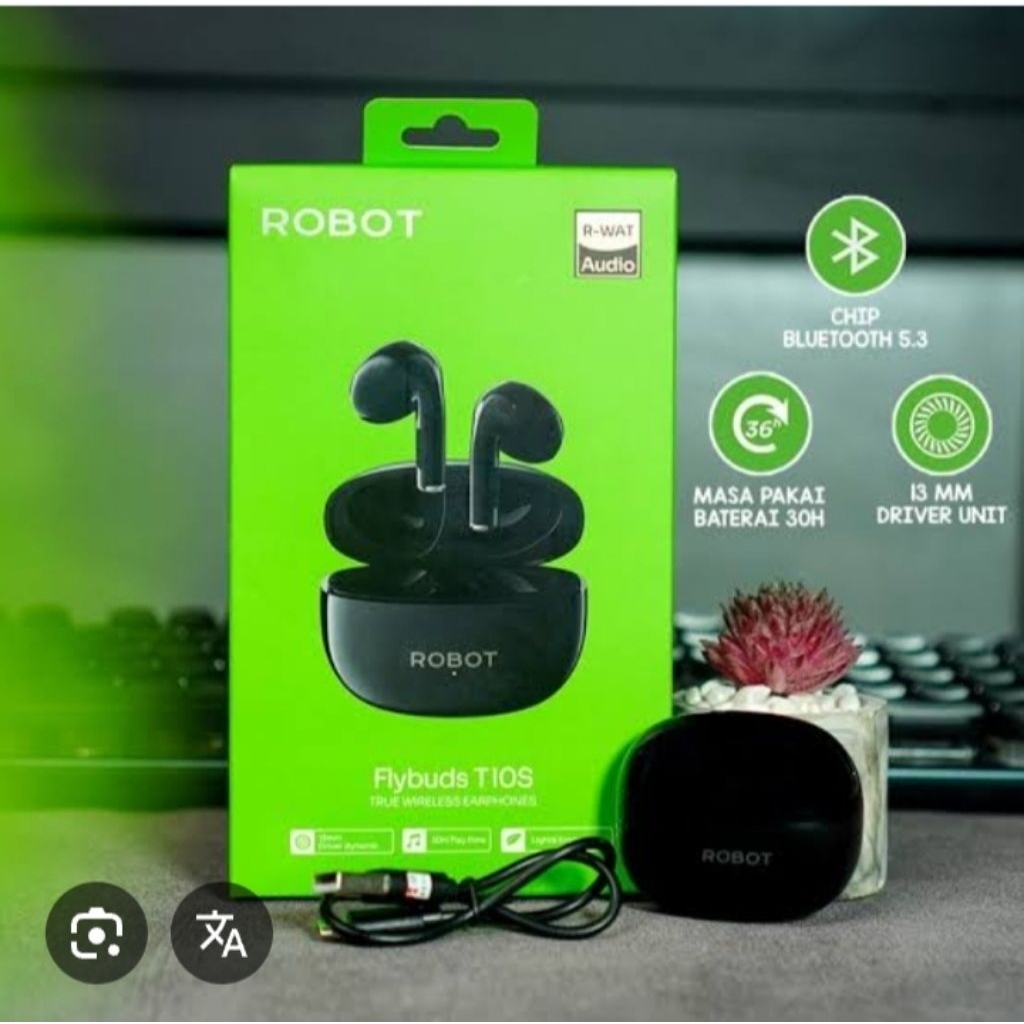 Headset Bluetooth Robot T10S