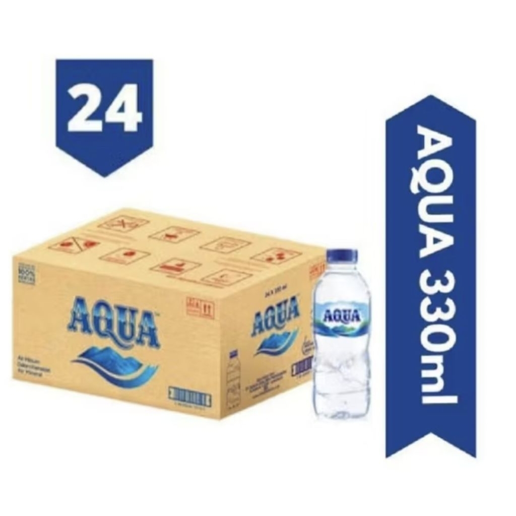 

AQUA BOTOL 330ML ISI 24 1DUS